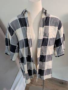 lot 120 image: BayCreek Patchwork Button-Up Shirt Size 2XL