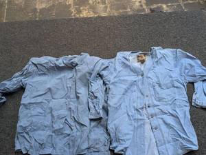 lot 144 image: Express Light Blue Denim Shirt Collection Size M