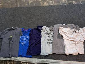 lot 151 image: Mixed Lot T-Shirts and Casual Shirts Bundle Size M