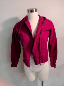 lot 154 image: Normakamali Pink Zip-Up Hoodie Sweatshirt Size M