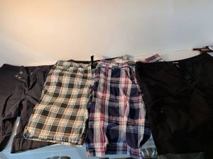 lot 169 image: Mens Mixed Brand Clothing Bundle - Plaid Shorts and Chino Pants