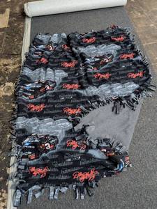 lot 195 image: Dale Earnhardt #3 Intimidator NASCAR Racing Fleece Blanket Throw