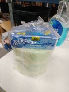 lot 20422 image: Set of 16 Non Scratch Sponge Packs and TP Rolls
