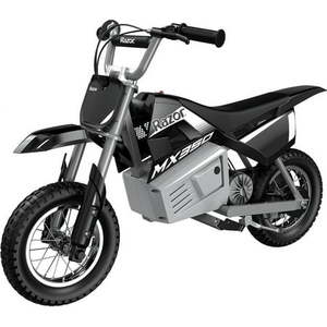 lot 20436 image: Razor Dirt Rocket MX350 - Black with Decals  up to 14 mph  24V Electric Dirt Bike for Child 8