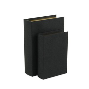 lot 20485 image: Home Improvement Canter Isle Grey Linen Book Box Set