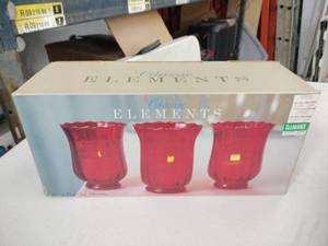lot 20520 image: Classic Elements Set of 3 Optic Hurricanes