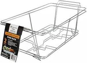 lot 20408 image: wire chafing dish rack - 4 Ct