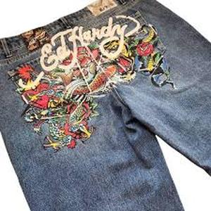 lot 20481 image: Ed Hardy Denim Jeans - 32