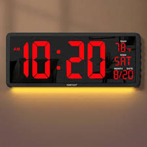 lot 20491 image: YORTOT digital alarm clock