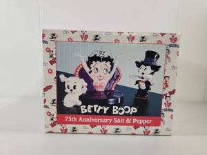 lot 103 image: Betty Boop 75th Anniversary Salt & Pepper Shaker Set