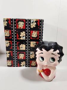 lot 112 image: Betty Boop Ceramic Cookie Jar with Original Box