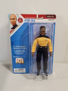 lot 154 image: Mego Star Trek The Next Generation Lt. Commander Geordi La Forge 8 Inch Action Figure