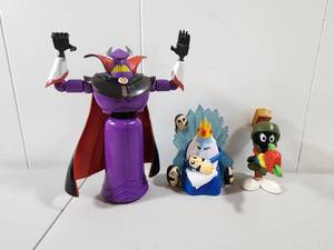 lot 168 image: Toy Story Emperor Zurg Action Figure with Marvin the Martian Figure And Adventure Time Vinyl Figure