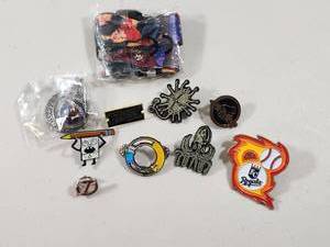 lot 178 image: Mixed Collectible Enamel Pin Set