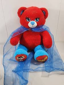 lot 200 image: Build-A-Bear Workshop Wonder Woman Teddy Bear with Cape