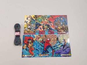 lot 216 image: Marvel Trading Cards Collection with Shoelaces