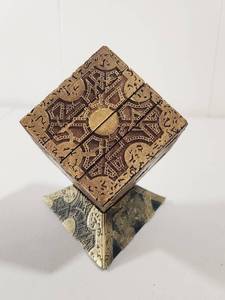 lot 239 image: Hellraiser Lament Configuration Puzzle Box with Stand
