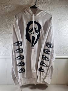 lot 244 image: Scream Movie Ghostface Pullover Hoodie Size 3XL