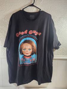 lot 245 image: Chucky Good Guys Horror Movie Graphic T-Shirt Size 3XL