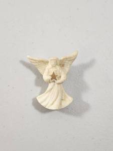 lot 276 image: Lenox Angel Brooch Pin with Gold Star