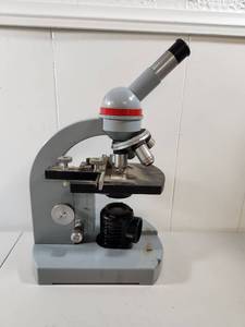 lot 348 image: Lumiscope Compound Microscope with Multiple Objectives