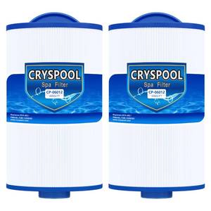 lot 22279 image: Cryspool� 06012 Filter Compatible with 6CH-402, PMA40L-F2M, X268543, Master Spas Twilight X268365, X26851, X268514, 40 Sq. Ft Spa Filter Cartridge, 2 Pack - Retail $54