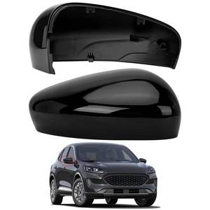 lot 22287 image: LOIYLLEN Passenger Side Mirror Cover Replacement for Ford Escape SE 2020 2021 2022 2023 2024, Escape SEL 2020-2024 - Right Side Mirror Covers, Rear View Mirrors Cap Accessories Without Lamp, Black - Retail $25