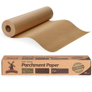 lot 22288 image: Unbleached 15 x 200 ft Parchment Baking Paper Roll - 250 Sq.Ft for Baking, Cooking, Grilling, Air Fryer and Steaming - Retail $27