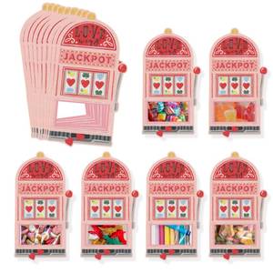 lot 31786 image: puplat Valentines Day Cards for Kids School, Funny Class Exchange Cards Bulk with Clear Treat Bags & Self Adhesive Tape, Valentines Party Favor for School Classroom - Retail $10