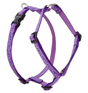 lot 31800 image: LupinePet Originals 12 Jelly Roll 12-20 Adjustable Roman Dog Harness for Small Dogs - Retail $24
