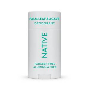 lot 31801 image: Native Deodorant Contains Naturally Derived Ingredients, 72 Hour Odor Control, Deodorant for Women and Men, Aluminum Free, Palm Leaf & Agave 2.65oz - Retail $14