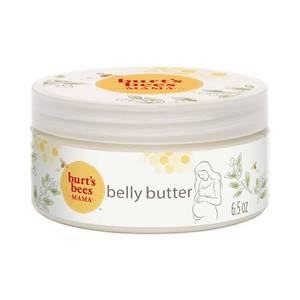 lot 42114 image: Burts Bees Mama Belly Butter Stretch Mark Cream for Pregnancy Massages Body & Reduces Scar Appearance, Prenatal & Postnatal Tummy Skin Care, Shea Butter & Vitamin E Rich Formula, 6.5 Oz Tub - Retail $11