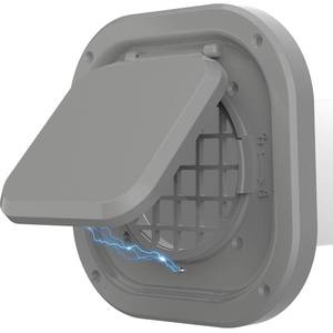 lot 42118 image: Dryer Vent Cover Outside 4 inch, Magnetic Door Design, Durable Airflow Vent with Lint Trap Screen, Thickened Material, 7 inch x 7 inch Size, Grey - Retail $10