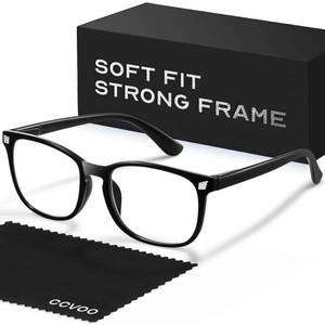 lot 42125 image: CCVOO Reading Glasses for WomenMen, Eyeglasses, Blue Light Readers for WomenMen, Computer Eye Glasses, Cheaters - Retail $10