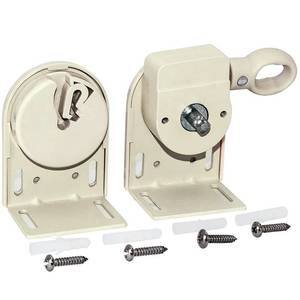 lot 42175 image: Universal Replacement Installation Accessories for IndoorOutdoor Sunshade and Roller Blinds(Crodless Bracket) - Retail $14