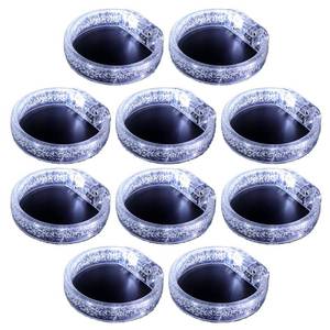 lot 42181 image: DAOKEY LED Light up Bracelets, White Glow Wristbands Party Favors Toys Supplies for Birthday, Halloween, Carnivals Parties for Kids over 3 Years Old, Clear Case 10 Pack - Retail $13