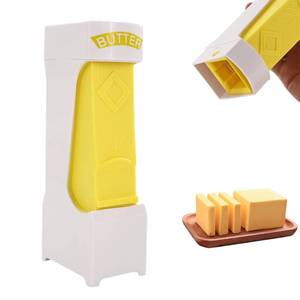 lot 42191 image: KOICDO Butter Cutter Slicer Single Stick One-Touch Butter Cutter Butter Dispenser Butter Dispenser and Storage Case One Button Cheese Splitter with Stainless Steel Blade