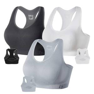 lot 45184 image: FITTIN Racerback Sports Bras for Women - Padded Seamless High Impact Support for Yoga Gym Workout Fitness - for Plus Size Large Bust Big Breast Woman Cups C-DDD - Retail $25