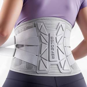lot 45212 image: Medical-Grade Back Brace for Women Lower Back Pain Relief Ultra Breathable & Stronger Support Back Support Brace with Adjustable Strap System - Back Support Belt for Herniated Disc, Sciatica, Arthritis,Scoliosis one size fits most - Retail $26