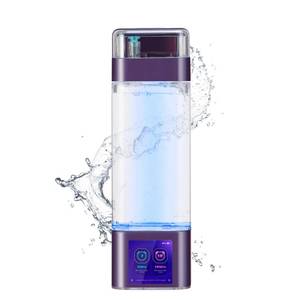 lot 45264 image: BESTING Hydrogen Water Bottle Deluxe Version, Up to 12000ppb Concentration, Upgrade Smart Touchscreen Control SPE Hydrogen Generator with LED Display Portable Hydrogen Water Machine - Retail $199