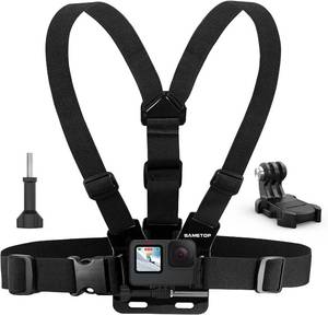 lot 45282 image: Sametop Chest Mount Strap Harness Chesty Body Mount Compatible with GoPro Hero 13, 12, 11, 10, 9, 8, 7, 6, 5, 4, Session, 3, 3, 2, 1, Max, Hero (2018), AKASO, DJI Osmo Action Cameras - Retail $10