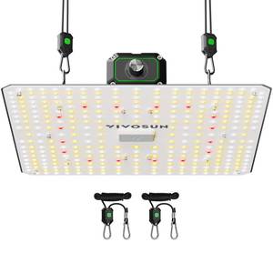 lot 62027 image: VIVOSUN LumaLight 100W LED Grow Light, Full Spectrum Plant Light, Smart Dimmable & High PPFD for Indoor Plants Seedling Vegetables Bloom, Fits 2x22x4 Grow Tents - Retail $89