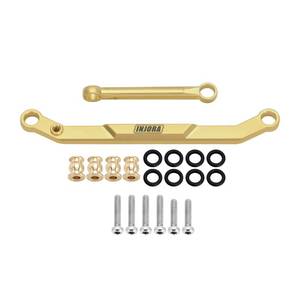 lot 31820 image: INJORA Brass Steering Links for FMS FCX24 Power Wagon Mud Racer 124 Upgrade Part Brass see photo  - Retail $10
