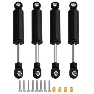 lot 31824 image: RZXYLRC TRX4M 4PCS Built-in Spring Shocks Absorbers Damper for 118 RC Crawler TRX-4M Bronco Defender K10 Metal Upgrade Part (black, 59mm) - Retail $15