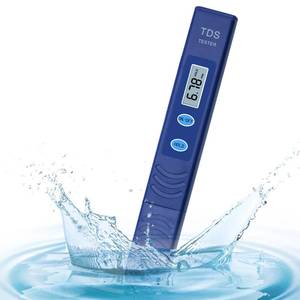 lot 31832 image: TDS Water Tester, Drinking Water Tester, 0-9990 PPM Meter Water Quality Tester, Portable Water Tester for Drinking Water, TDS Meter Digital Water Tester, 1 Pack, Deep Blue - Retail $10