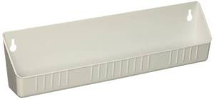lot 31841 image: Rev-A-Shelf 6581 Sink Front 14 Tip-Out Tray, Standard, White, 2 Pack - Retail $14