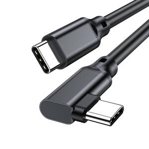 lot 31868 image: Short USB C to USB C Cable 0.5FT,Type c USB 3.1 Right Angle USB C 3.2 Gen 2 20Gbps Cable 4K Video Cord 240W PD Fast Charging Compatible for Samsung T7T5X5 SSD,MacBookPro,Mobile Hard Drive,Laptops - Retail $6