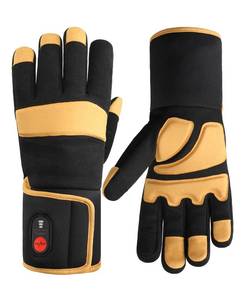 lot 45294 image: SNOWYES Heated Work Gloves for Men & Women, 7.4V Rechargeable Battery Gloves, Windproof Touchscreen Hand Warmers with Impact-Resistant Knuckle & Palm for Winter, Freezer Work & Construction - Retail $108