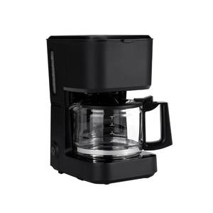 lot 45335 image: Amazon Basics 5 Cup Drip Coffee Maker with Glass Coffee Pot (0.8 Qt), Auto Shut-off, Auto Pause, Removable Filter Basket, Matte Black - Retail $20