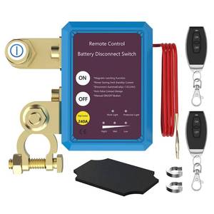 lot 45367 image: Kill Switch for Car, Malictele 12V 240A Remote Battery Disconnect Switch Car Kill Switch Anti Theft Automatic CutShut Off Switch for Auto Truck Marine RV ATV Boat - Retail $26